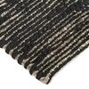 Handmade Jute and Cotton Chenille Rug In Black 120x170