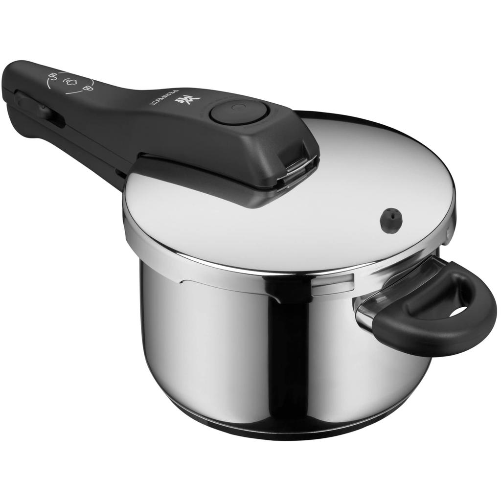 WMF (Wave Motor Corporation) Pressure Cooker 2.5L, IH and Gas Stove Compatible, 2-Stage Pressure Setting, Easy-to-Use Basic Model, "Perfect S Pressure