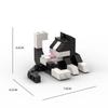Adorabile Gatto 62 Pezzi Giocattolo da Costruzione Serie Animali MOC Bricks Blocchi da Costruzione Fai da Te Giocattoli Educativi per Bambini progettati per la Nascita dei Bambini