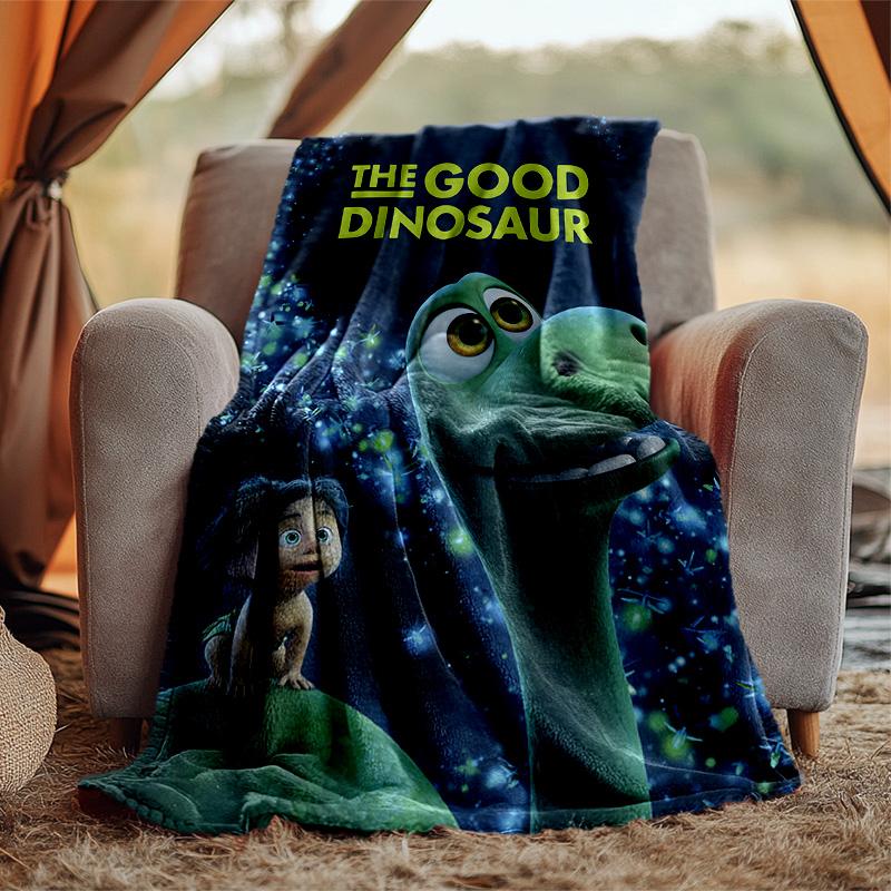 Good Dinosaur Flannel Blanket Soft Warm All-Season Throw, Design for Camping, Car Travel, Hiking Sofa, Bed, Office Perfect Gift for Parties