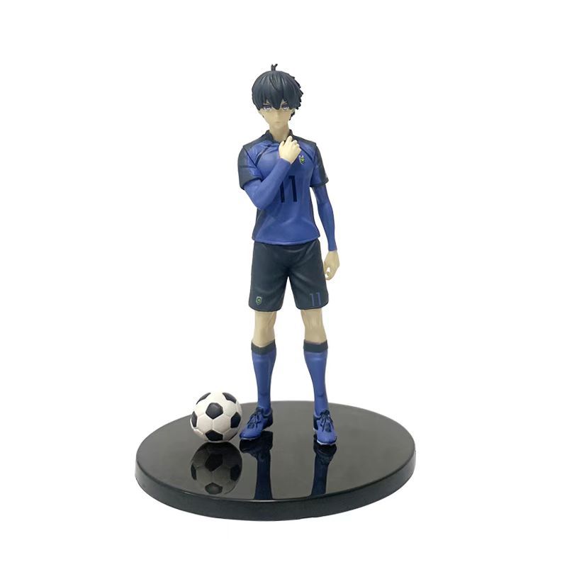 Anime Blue Lock Chigiri Hyoma figurka Model Hračka Dárková kolekce Akční figurka PVC stojící fotbalová panenka