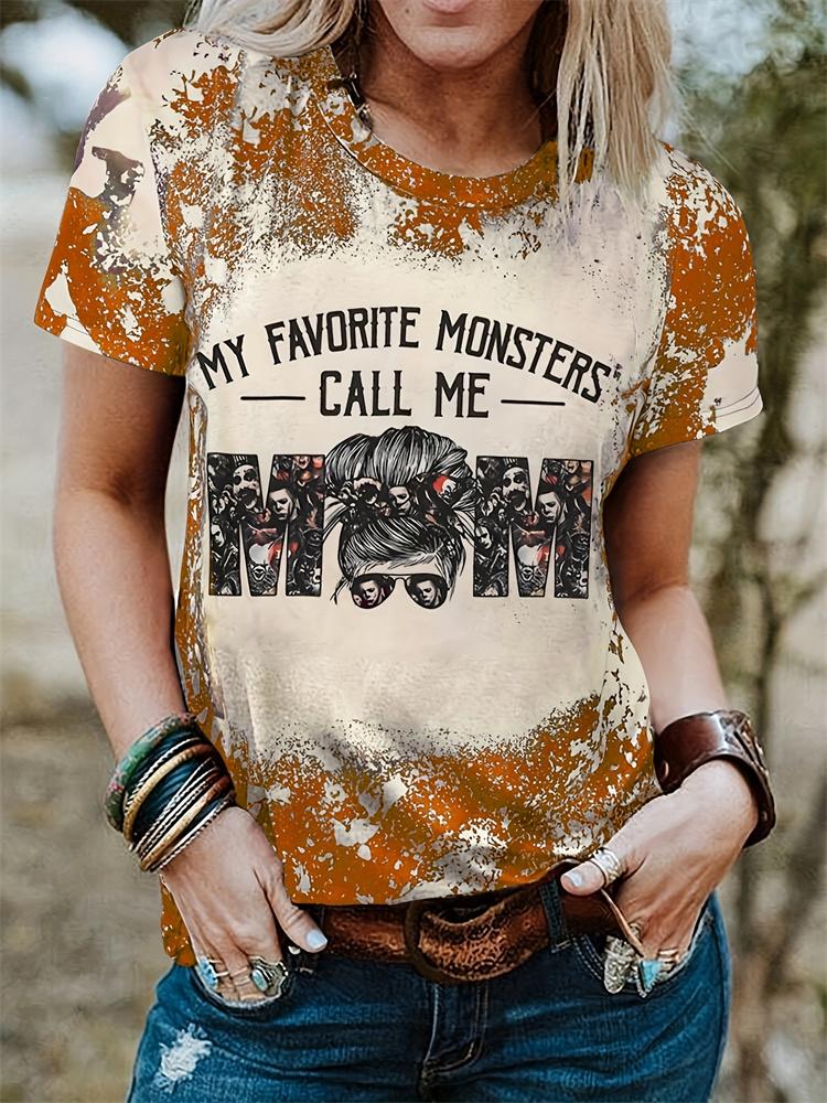 Easter Women's Casual T-shirt Jesus Alphabet Print Women's Crew Neck Short Sleeve Top Everyday Street Fashion Women's Y2k Tops