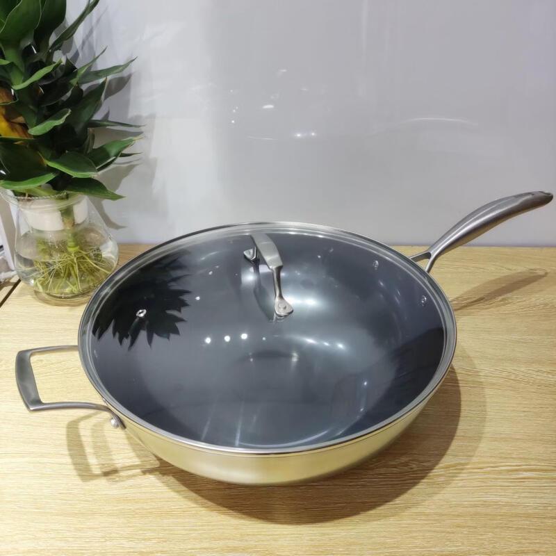 

ZISIZ Multi-Functional Non-Stick Titanium Wok