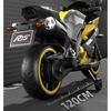 Children's Electric Motorcycle Tricycles Dual Drive Children's Car with Remote Control Bluetooth Music LED Light