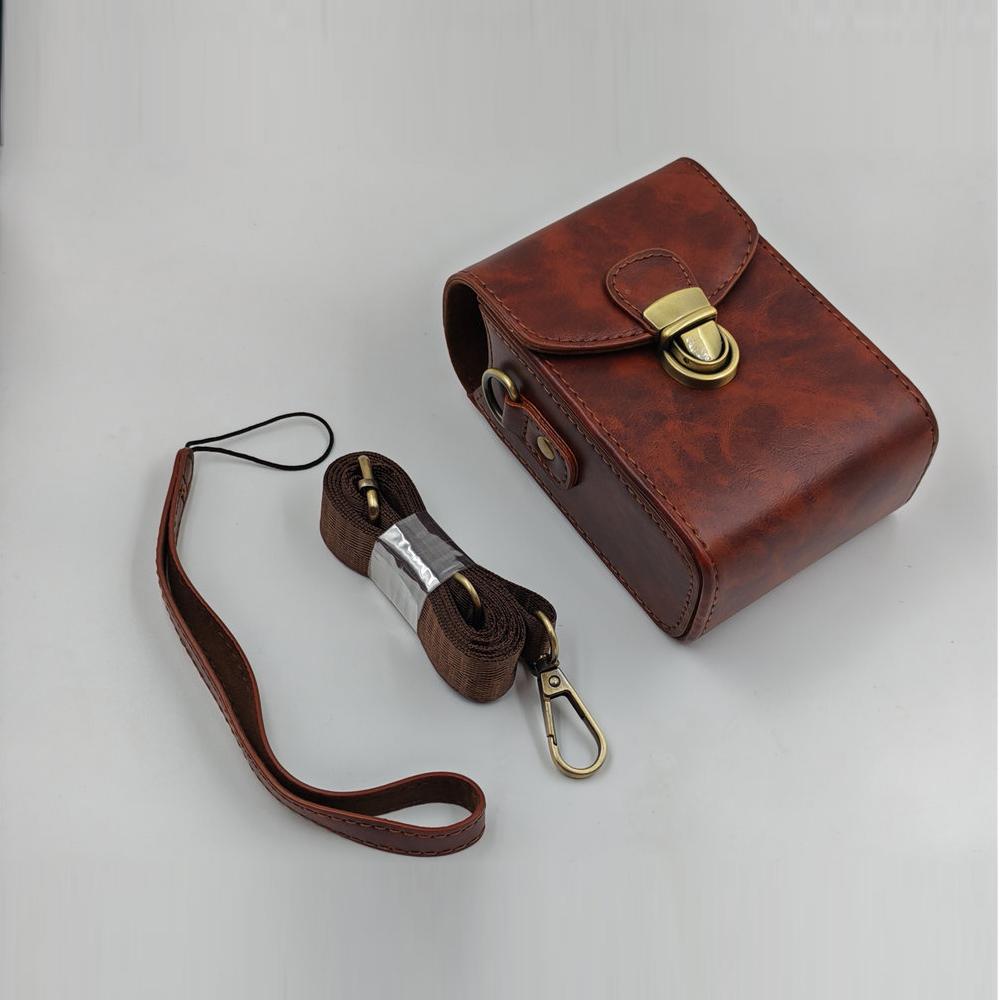 PU Leder Kameratasche für Canon SX740HS SX730 G7X2 G7X3 G9X Sony ZVE10 ZV1 RX100 ZV1F ZV1II RICOH GR II GR III GRIII X