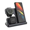 Galaxy Watch 6 Ladeständer 3 in 1 Samsung S23 Ultra S22 S21 S20 Galaxy 5 4 3 Active 2 Wireless Schnellladestation