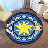 Cartoon Sakura Magic Captor Card Round Rug Magic Array Carpet Pink Carpet Doormat Antislip Plush Living Room Home Decar