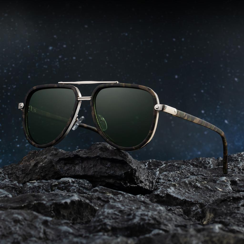 JYL TS Unisex Retro Aviator - Trendy Fashion Sun Protection Shades ZS-98337