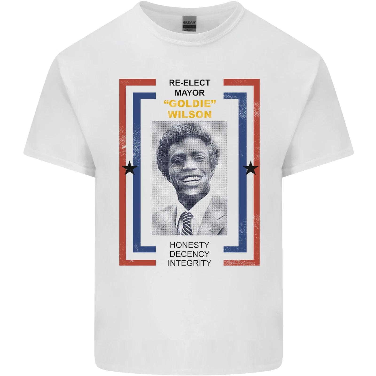 Re-Elect Mayor Goldie Wilson 80s Movie Kids T-Shirt Childrens S