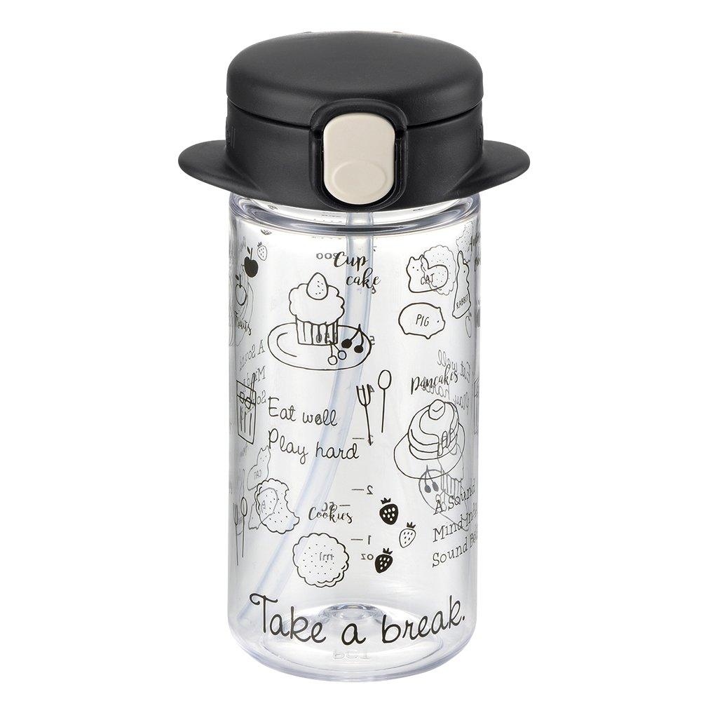 

Richell Aclear Slim Black Mug, 240ml, чёрный