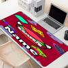 Custom Name Personalized Geometry Dash Pattern Mousepad, Laptop PC Desk Mat, Decorative Desk Mat for Home Keyboard Pad Gift