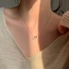 Silver Plated Minimalist Necklace Pendant Collarbone Chain For Women Elegant Layering Chain Jewelry Gift