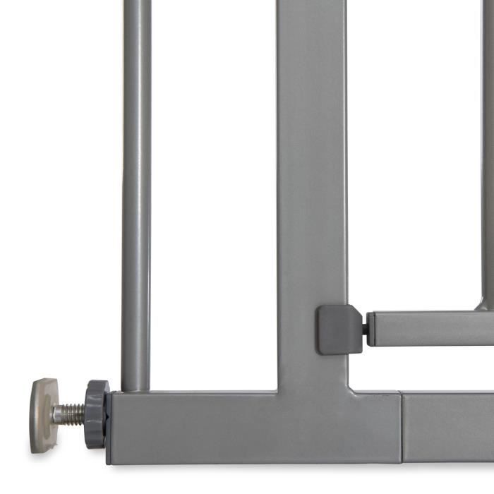 HAUCK Barrière de sécurité enfant Stop'n Safe 2 + extension 9 cm - Gris