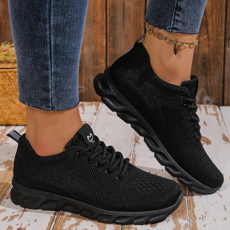 Damen Rutschfeste Langlebige Küchen-Sneaker Schwarz Arbeitsschuhe Komfort Freizeitschuhe