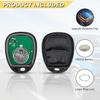 Key Fob for 01-05 Chevy Impala Monte Carlo GMC Safari Savana/Buick Cadillac Pontiac Car Keyless Entry Remote Control, KOBLEAR1XT KOBUT1BT, 4 Buttons