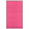 VidaXL Washable Doormat Pink 90x150 Cm