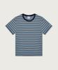 CHAMPION Women'S C-Logo Striped T-Shirt Blue