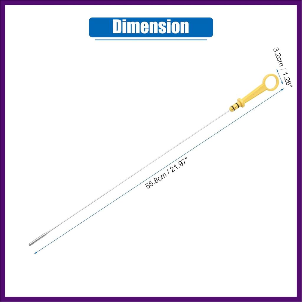 Engine Oil Level Indicator Dipstick for Chevrolet Sonic 2012-2018 for Chevrolet Cruze 2011-2015 for Saturn for Astra 2008 No.55562503/5556-2503