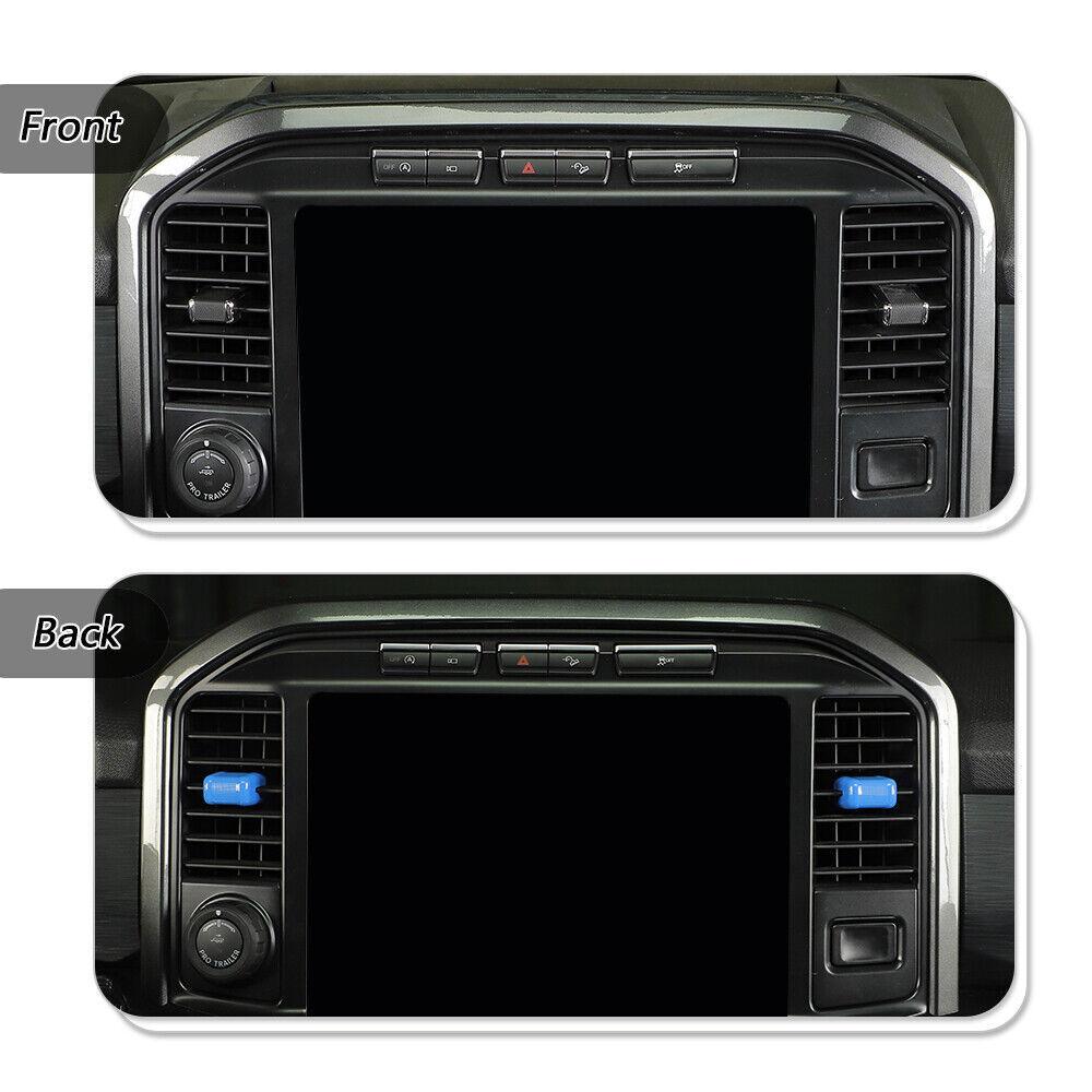 Center Console Air Conditioner Outlet Vent Trim For Ford F150 2021+ Light Blue
