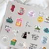 50 Cartoons Snarky MEME Doodle Stickers Decorative Guitar Notebook Suitcase DIY Waterproof