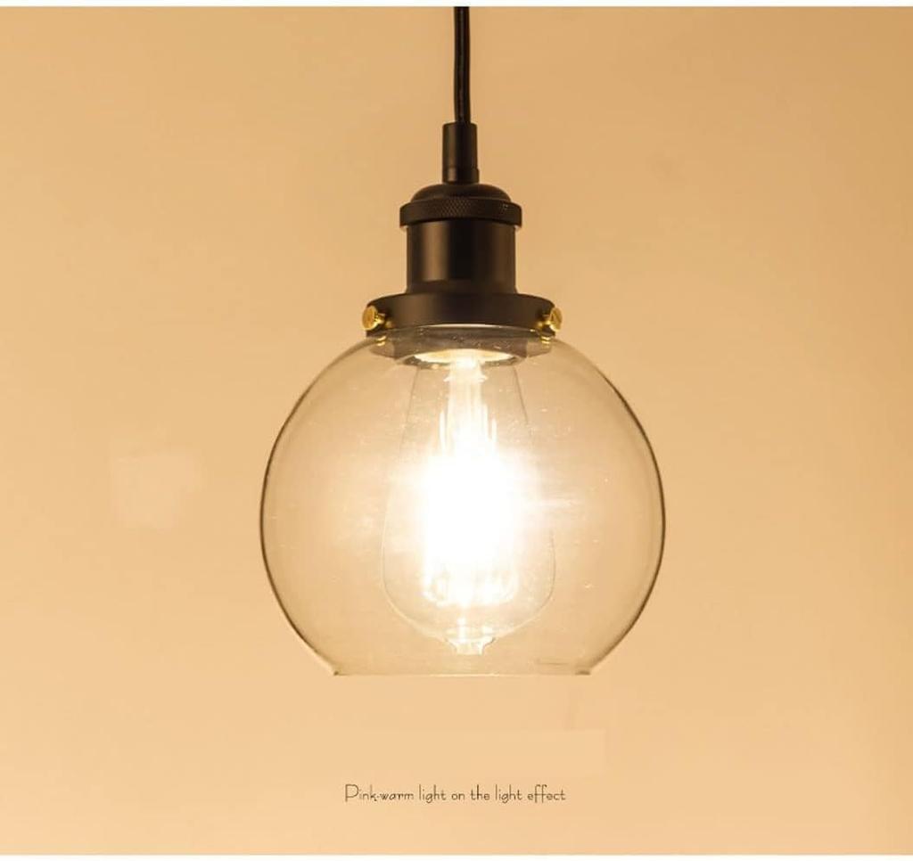 TAOXIAOLU Pendant Light Glass and Glass Hanging Light Lighting Fixture Hanging Ceiling Light Lampshade Scandinavian Retro Modern Light Decorative Lamp