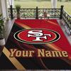 Custom Text Printed Rug San Francisco 49ers Non Slip Floor Carpet For Home Room Decor