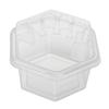 20 Pcs Hexagonal Disposable Cartridge Cup Holder Transparent Disposable Cartridge Needles Cups for Microblading
