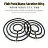 Home Fish Oxygen Diffuser for Pond Work, Round Hose Port, Fish Pond and Culture Pool Aerator Accessory for Daily Use