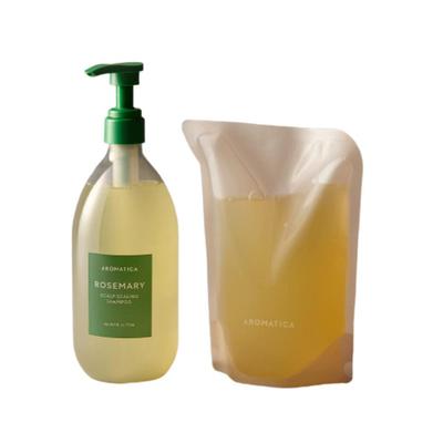 Rosemary Scalp Scaling Shampoo 750ml + Refill 500ml Value Set Vegan Hair Loss Care Low Irritation