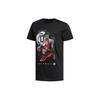 T Shirts Men's Black Crew Neck Moderate Straight Fit FM4773