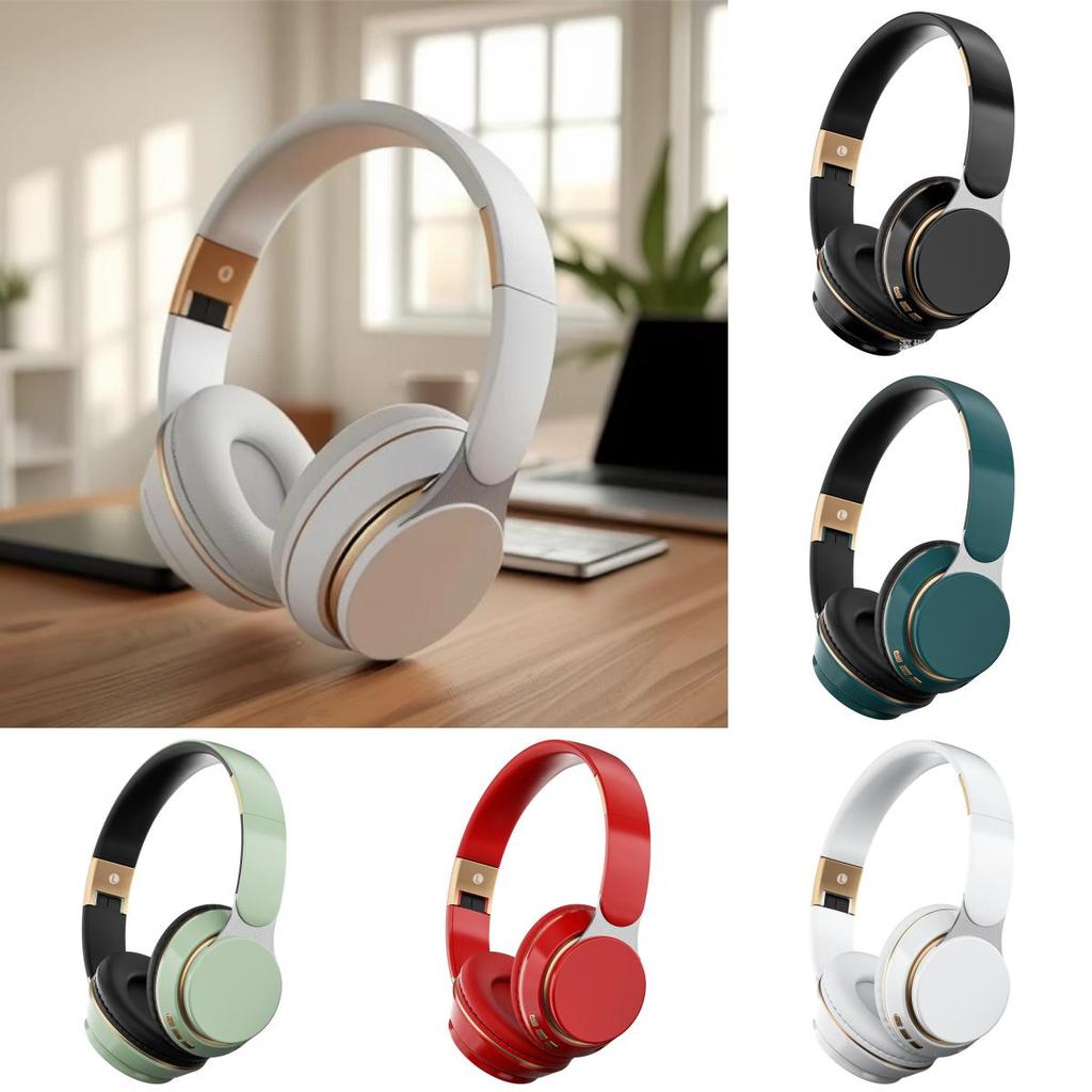Bluetooth Headphones Sports Folding Over Ear With Long Battery Life For Active Use