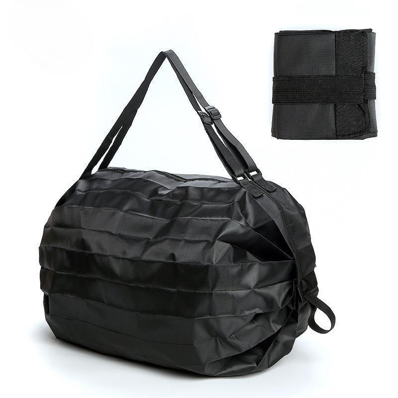 Foldable Shopping Totes Supermarket Bag Large-capacity Portable Grocery Shoulder Bag Waterproof Outdoor Travel Storage Bag
