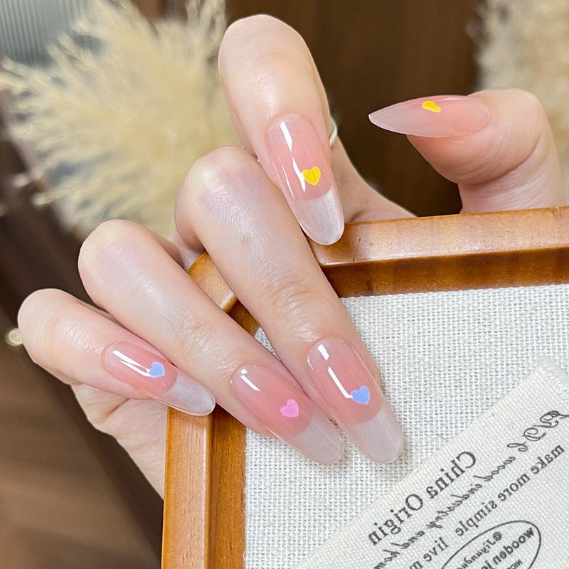 Verlaufende Bernstein-Goldfolie Abnehmbare Nagelsticker - Herbst/Winter-Kollektion
