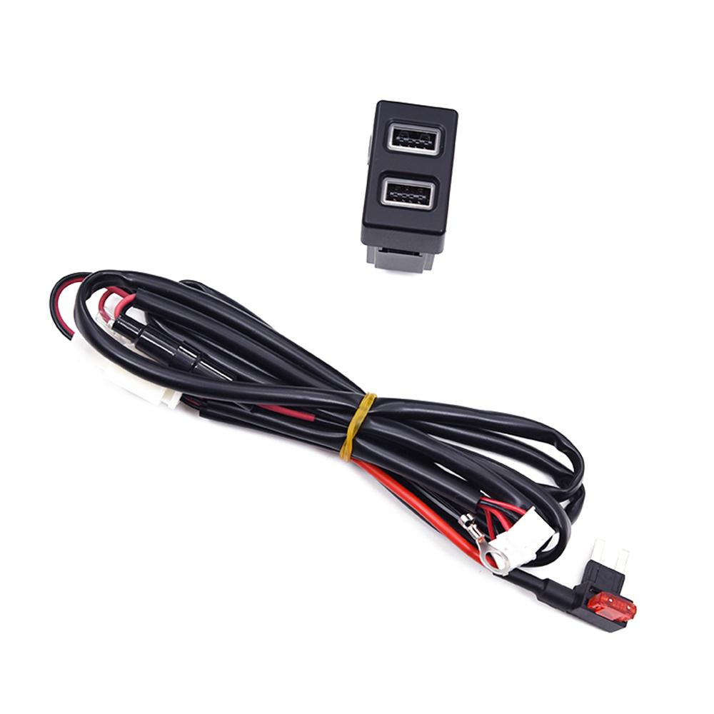 

18W Car Charger Qc3.0 Dual Usb Fast Charging For Mazda 6/3/5/2 Cx-7