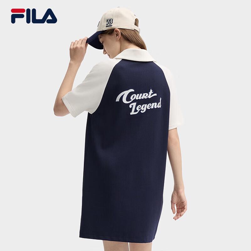 FILA Women's Colorblock Raglan Knit Dress