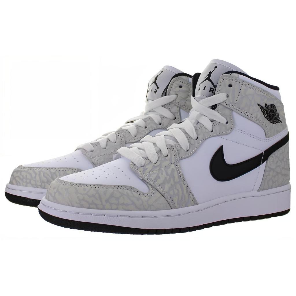 Jordan 1 Retro High Premium White Black GS 838850-106