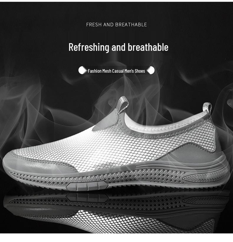 2025 Summer Men's Mesh Breathable Casual Loafers