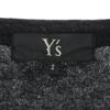 Y's Made In Japan Short Sleeve Long Cut 2 Black Youji Yamamoto Women Used