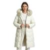 New cotton-padded women's medium and long styles, thickened, slim, thin and warm, fashionable big fur collar cotton-padded women's clothes