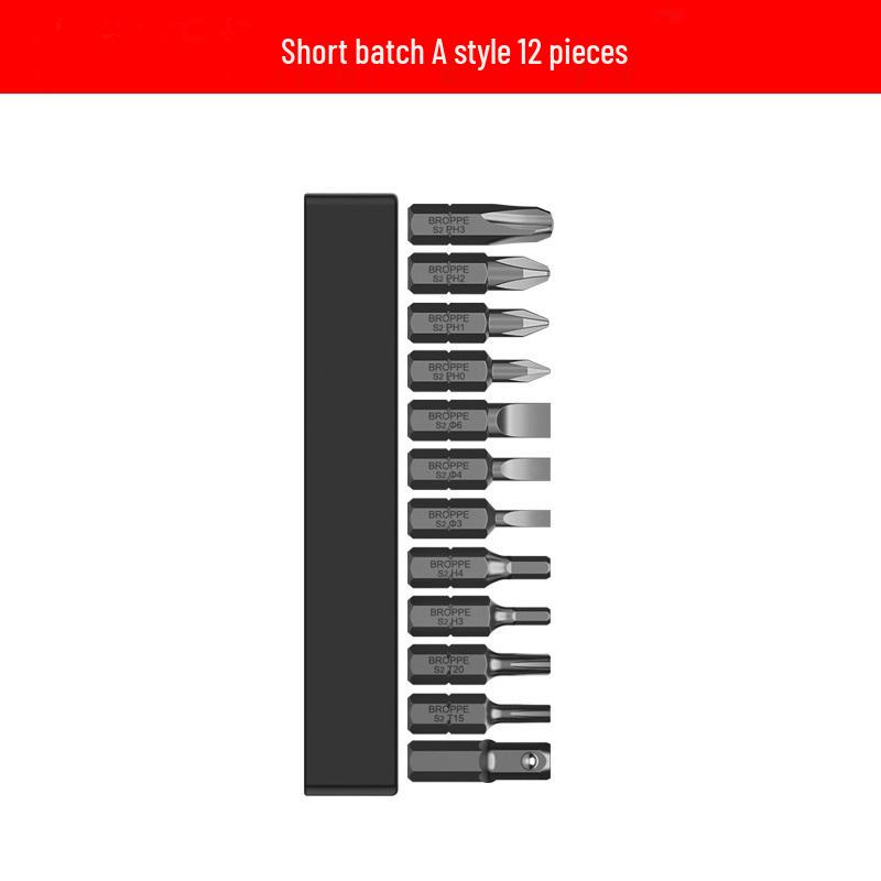 

Набор отверток BROPPE Pupa: Самофиксирующаяся рукоятка с крестовой битой, удлинителем и торцевой головкой.