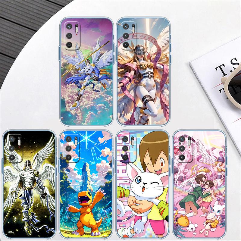 Angel D-Digimons Transparent Phone Case for Motorola Moto G7 G8 G9 G84 G85 G73 G24 G15 Z2 Play Power Plus