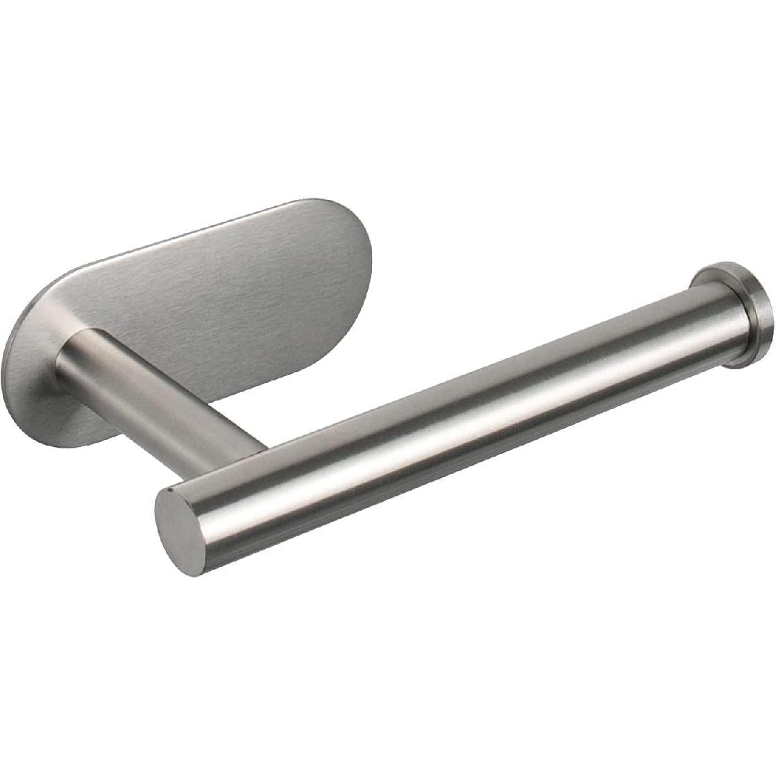 Non Perforated Toilet Paper Holder for bathrooms and bathrooms, Adhesive for bathrooms and bathrooms, Stainless Steel