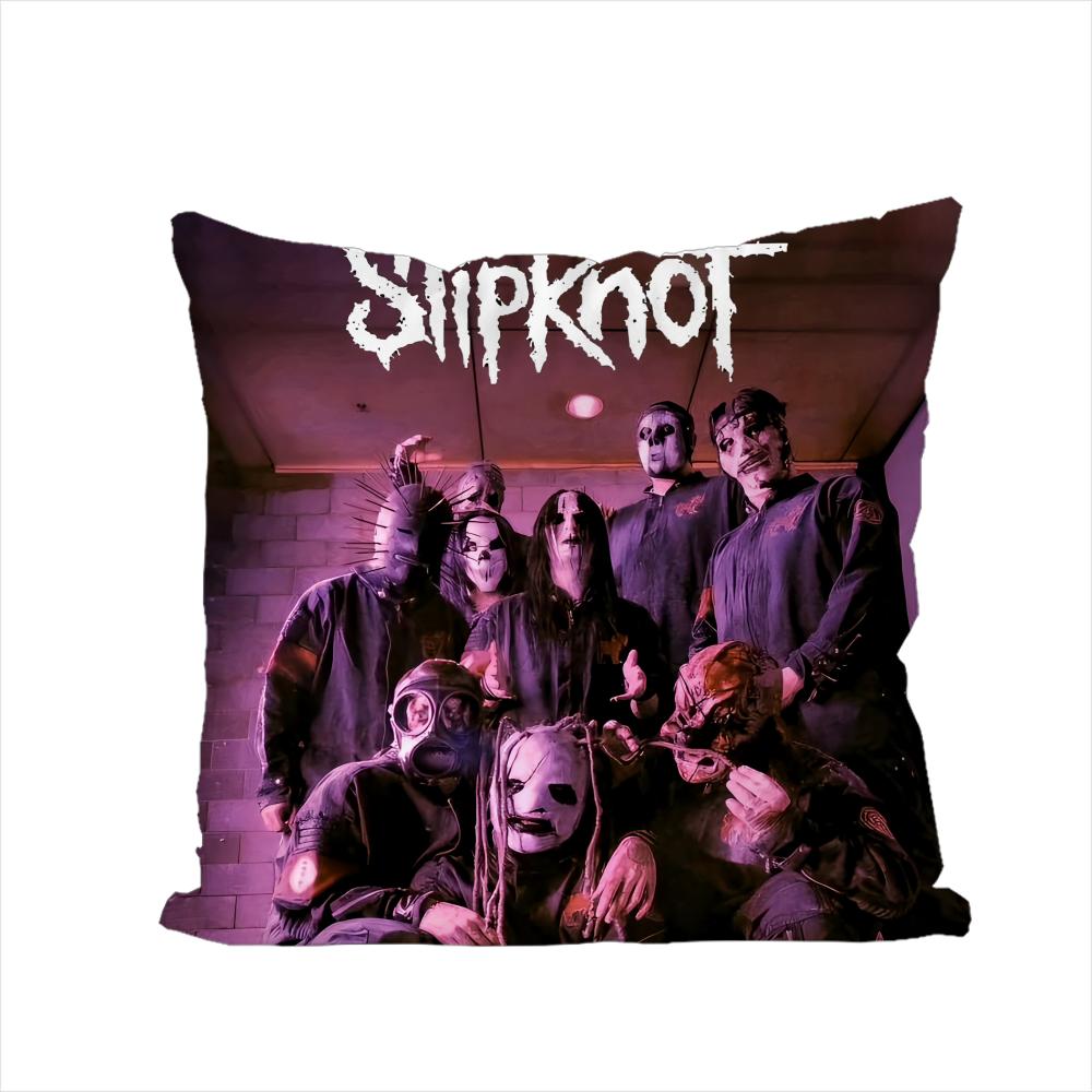 

Band SSlipknot Pillow Case For Car Sofa Decorative Home Doublesided Print Plush Square Throw Pillow Cushion Cover 30x30cm