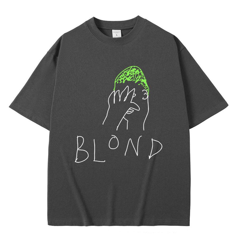 Funny Frank Meme Tshirt Blond Hip Hop Trend T-shirts Ocean Fashion Oversized T Shirt Men's Casual Cozy Pure Cotton Short Sleeve