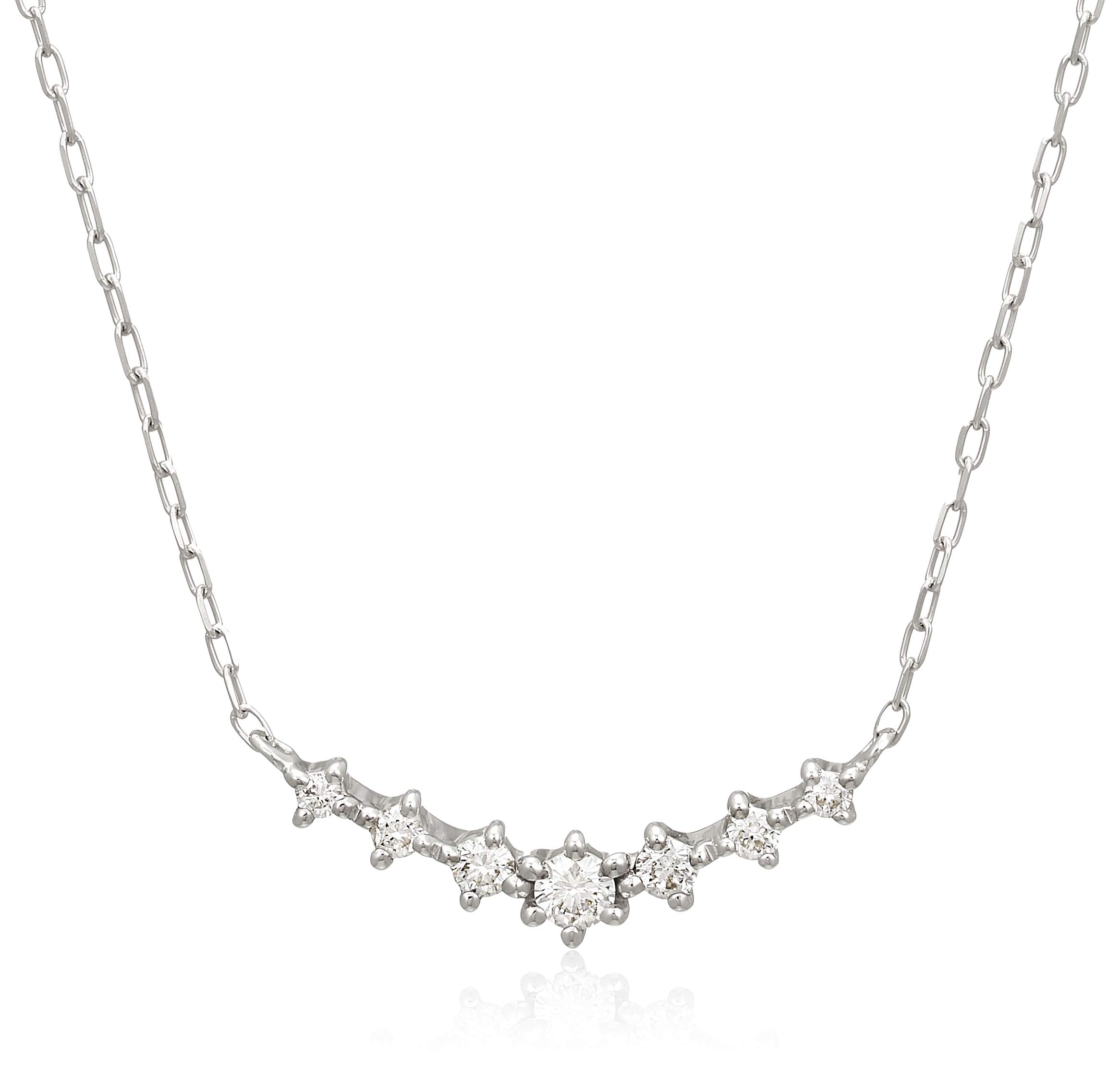 

Yondo Canal K10 White Gold Necklace [Canal Sea] 4℃ 15164-612-3207-00-00 білий