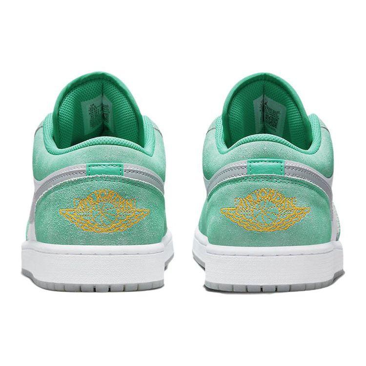 Air Jordan 1 Low New Emerald Unisex Sneakers Green White Light-Steel-Grey DN3705-301