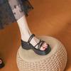 Women's Summer Thick Soled Roman Sandals New Height-raised High-heeled Sandals