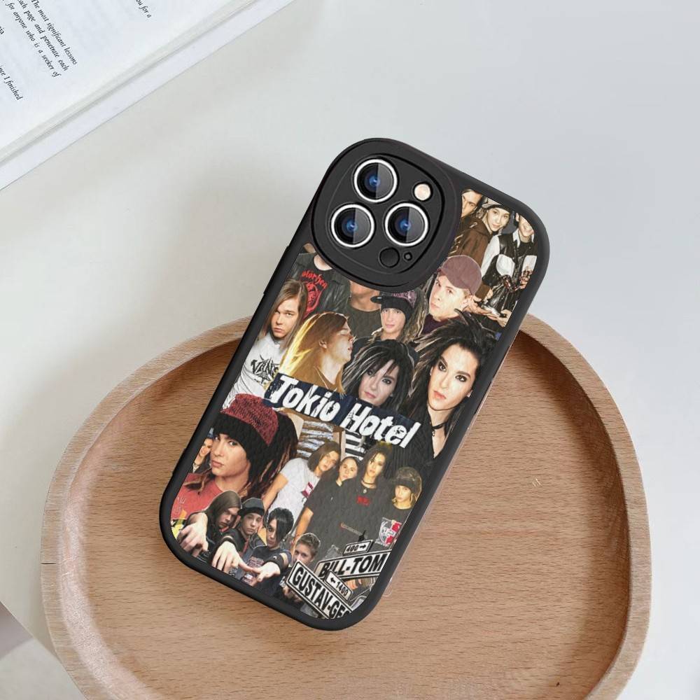 

Чехол для телефона Tom Bill Kaulitz T-Tokio-H-HotelS Жесткая кожа Для iPhone 16 15 14 13 12 Mini 11 14 Pro Max Xs X Xr 7 8 Plus Fundas iphone XR