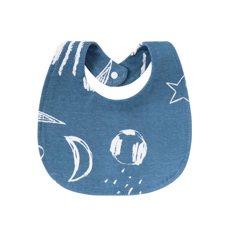 Newborn Baby Bibs Pure Cotton Double Layer Drool Bibs High Absorbency Burp Cloths For Infants Toddlers Soft Skin Friendly