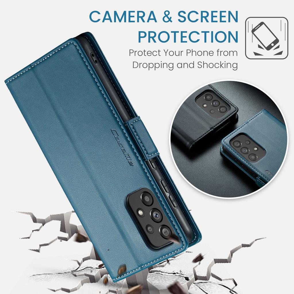 CaseMe for Samsung Galaxy A73 5G A72 A70S A54 A53 A52 A32 A20 A14 A13 Leather Flip Wallet Case Magnetic Card Holder Phone Cover